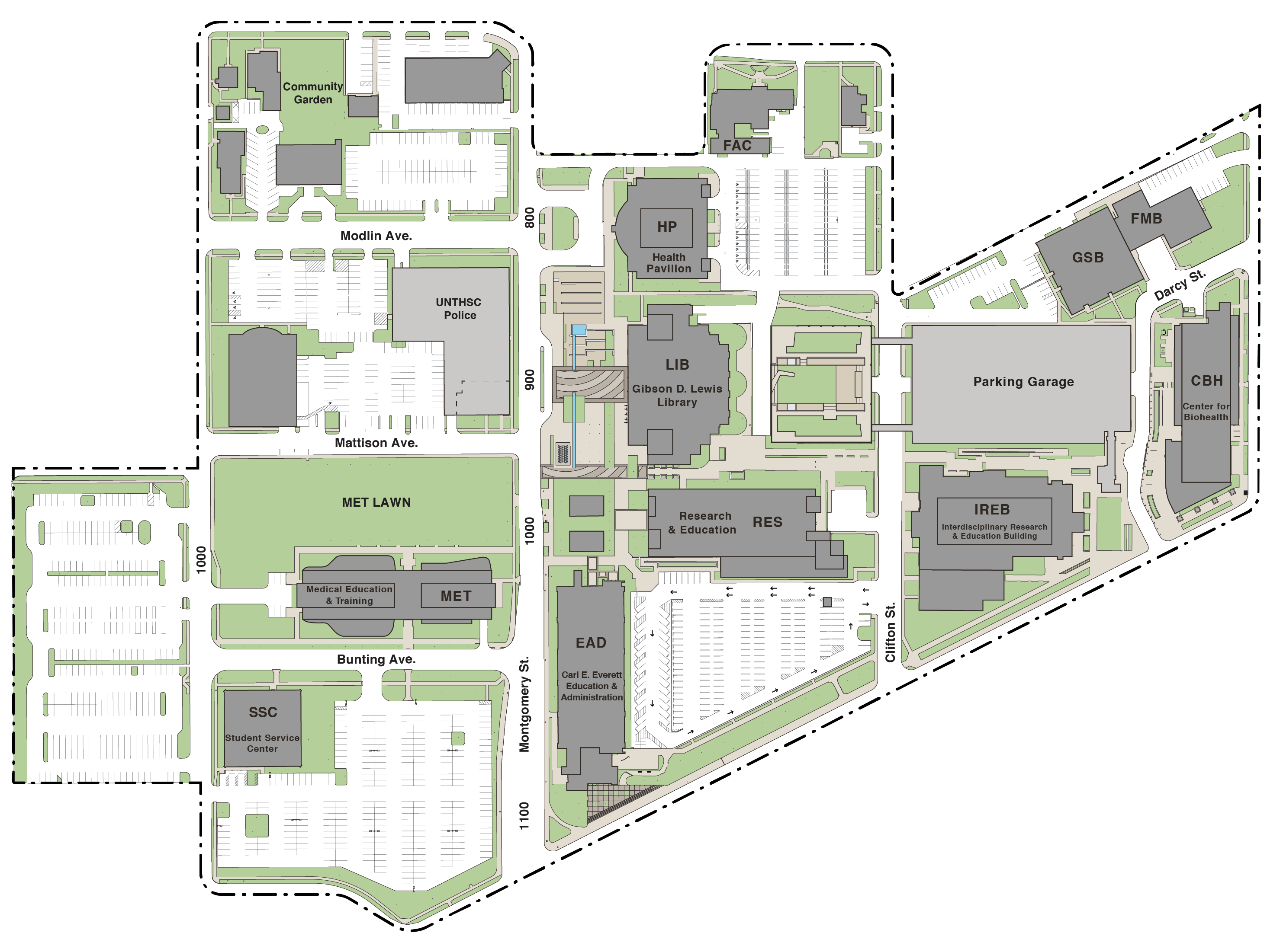 Fort Lewis Campus Map